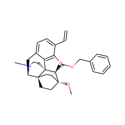 C=Cc1ccc2c3c1O[C@@H]1[C@]34CCN(C)[C@H](C2)[C@]42CC[C@@]1(OC)[C@@H](COCc1ccccc1)C2 ZINC000148727030