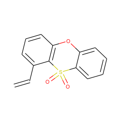 C=Cc1cccc2c1S(=O)(=O)c1ccccc1O2 ZINC000000005449