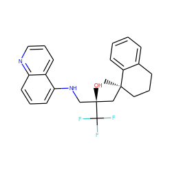 C[C@@]1(C[C@@](O)(CNc2cccc3ncccc23)C(F)(F)F)CCCc2ccccc21 ZINC000028826283