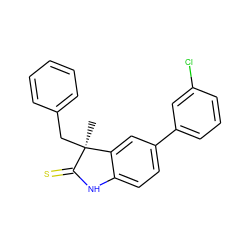 C[C@@]1(Cc2ccccc2)C(=S)Nc2ccc(-c3cccc(Cl)c3)cc21 ZINC000013488896