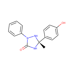 C[C@@]1(c2ccc(O)cc2)NC(=O)N(c2ccccc2)N1 ZINC000001384928