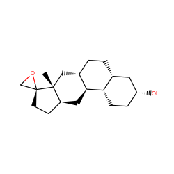 C[C@@]12C[C@@H]3CC[C@@H]4C[C@H](O)CC[C@@H]4[C@H]3C[C@H]1CC[C@]21CO1 ZINC000224912809