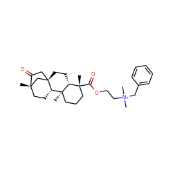 C[C@@]12CC[C@H]3[C@]4(C)CCC[C@@](C)(C(=O)OCC[N+](C)(C)Cc5ccccc5)[C@H]4CC[C@]3(CC1=O)C2 ZINC000169329603