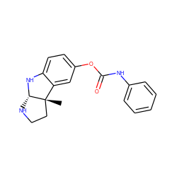 C[C@@]12CCN[C@@H]1Nc1ccc(OC(=O)Nc3ccccc3)cc12 ZINC000013779928