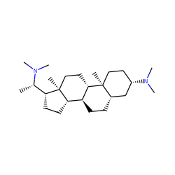 C[C@@H]([C@H]1CC[C@H]2[C@@H]3CC[C@H]4C[C@@H](N(C)C)CC[C@]4(C)[C@H]3CC[C@]12C)N(C)C ZINC000040954373