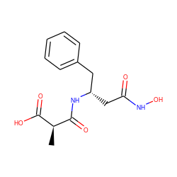 C[C@@H](C(=O)O)C(=O)N[C@@H](CC(=O)NO)Cc1ccccc1 ZINC000029544838