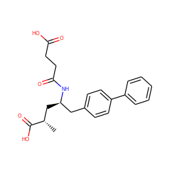 C[C@@H](C[C@H](Cc1ccc(-c2ccccc2)cc1)NC(=O)CCC(=O)O)C(=O)O ZINC000013741341