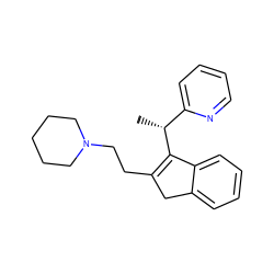 C[C@@H](C1=C(CCN2CCCCC2)Cc2ccccc21)c1ccccn1 ZINC000013493470