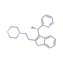 C[C@@H](C1=C(CCN2CCOCC2)Cc2ccccc21)c1ccccn1 ZINC000013493472