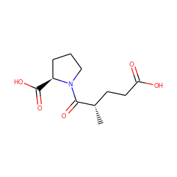 C[C@@H](CCC(=O)O)C(=O)N1CCC[C@@H]1C(=O)O ZINC000026170883