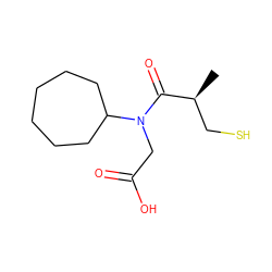 C[C@@H](CS)C(=O)N(CC(=O)O)C1CCCCCC1 ZINC000028262054