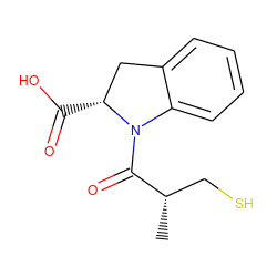 C[C@@H](CS)C(=O)N1c2ccccc2C[C@H]1C(=O)O ZINC000008652571