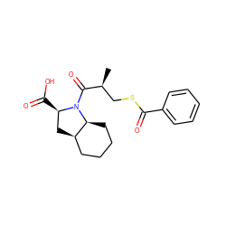 C[C@@H](CSC(=O)c1ccccc1)C(=O)N1[C@H](C(=O)O)C[C@@H]2CCCC[C@@H]21 ZINC000028096985