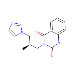 C[C@@H](Cn1ccnc1)Cn1c(=O)[nH]c2ccccc2c1=O ZINC000026380190