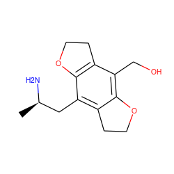 C[C@@H](N)Cc1c2c(c(CO)c3c1OCC3)OCC2 ZINC000028821717