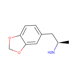 C[C@@H](N)Cc1ccc2c(c1)OCO2 ZINC000000000741