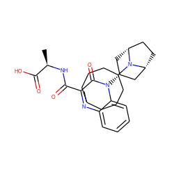 C[C@@H](NC(=O)c1nc2ccccc2n([C@@H]2C[C@@H]3CC[C@H](C2)N3C2CCCCCCC2)c1=O)C(=O)O ZINC000114713266