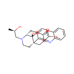 C[C@@H](O)CN1CC[C@]23Cc4nc5ccccc5cc4C[C@@]2(O)[C@H]1Cc1ccc(O)cc13 ZINC000103257210