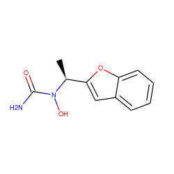 C[C@@H](c1cc2ccccc2o1)N(O)C(N)=O ZINC000000024608