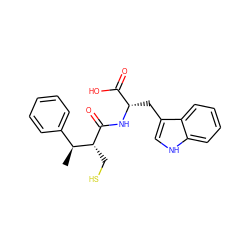 C[C@@H](c1ccccc1)[C@@H](CS)C(=O)N[C@@H](Cc1c[nH]c2ccccc12)C(=O)O ZINC000013472965