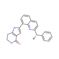 C[C@@H](c1ccccc1)c1ccc2cccc(-c3cc4c([nH]3)CCNC4=O)c2n1 ZINC000222372860