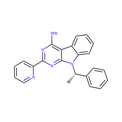 C[C@@H](c1ccccc1)n1c2ccccc2c2c(N)nc(-c3ccccn3)nc21 ZINC000027524151