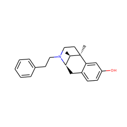 C[C@@H]1[C@H]2Cc3ccc(O)cc3[C@]1(C)CCN2CCc1ccccc1 ZINC000000967952