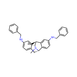 C[C@@H]1[C@H]2c3cc(NCc4ccccc4)ccc3C[C@@H](c3ccc(NCc4ccccc4)cc32)N1C ZINC000138789378