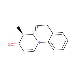 C[C@@H]1C(=O)C=CN2c3ccccc3CC[C@@H]12 ZINC000000022626