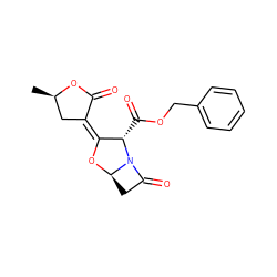 C[C@@H]1C/C(=C2\O[C@@H]3CC(=O)N3[C@H]2C(=O)OCc2ccccc2)C(=O)O1 ZINC000205376996