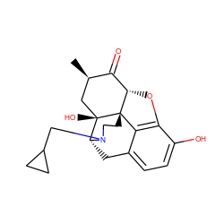 C[C@@H]1C[C@@]2(O)[C@H]3Cc4ccc(O)c5c4[C@@]2(CCN3CC2CC2)[C@@H](O5)C1=O ZINC000058550368