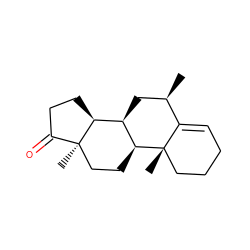 C[C@@H]1C[C@@H]2[C@@H]3CCC(=O)[C@]3(C)CC[C@@H]2[C@@]2(C)CCCC=C12 ZINC000036289357