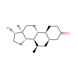 C[C@@H]1C[C@@H]2CC(=O)CC[C@@H]2[C@H]2CC[C@]3(C)[C@@H](O)CC[C@H]3[C@H]12 ZINC000029051548