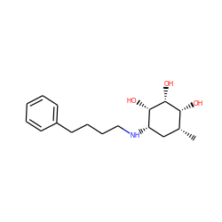 C[C@@H]1C[C@H](NCCCCc2ccccc2)[C@H](O)[C@H](O)[C@@H]1O ZINC000036323449