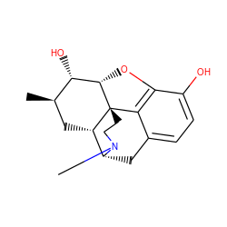 C[C@@H]1C[C@H]2[C@H]3Cc4ccc(O)c5c4[C@@]2(CCN3C)[C@@H](O5)[C@H]1O ZINC000096910738