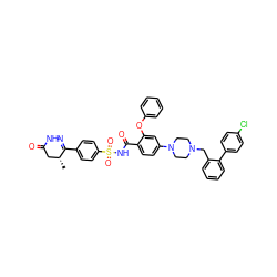 C[C@@H]1CC(=O)NN=C1c1ccc(S(=O)(=O)NC(=O)c2ccc(N3CCN(Cc4ccccc4-c4ccc(Cl)cc4)CC3)cc2Oc2ccccc2)cc1 ZINC000165197023