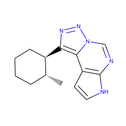 C[C@@H]1CCCC[C@H]1c1nnn2cnc3[nH]ccc3c12 ZINC001772614047