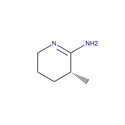 C[C@@H]1CCCN=C1N ZINC000013776730