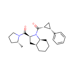 C[C@@H]1CCCN1C(=O)[C@@H]1C[C@@H]2CCCC[C@@H]2N1C(=O)[C@@H]1C[C@@H]1c1ccccc1 ZINC000026404233