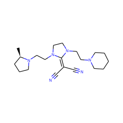 C[C@@H]1CCCN1CCN1CCN(CCN2CCCCC2)C1=C(C#N)C#N ZINC000036289096