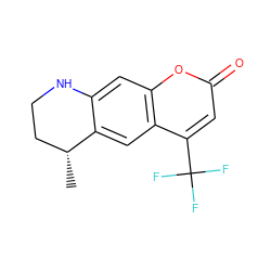 C[C@@H]1CCNc2cc3oc(=O)cc(C(F)(F)F)c3cc21 ZINC000100827307