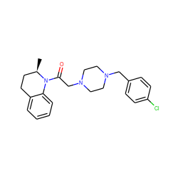 C[C@@H]1CCc2ccccc2N1C(=O)CN1CCN(Cc2ccc(Cl)cc2)CC1 ZINC000022941318