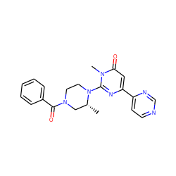 C[C@@H]1CN(C(=O)c2ccccc2)CCN1c1nc(-c2ccncn2)cc(=O)n1C ZINC000139487571