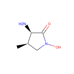 C[C@@H]1CN(O)C(=O)[C@@H]1N ZINC000003805040