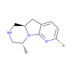 C[C@@H]1CNC[C@H]2Cc3ccc(Br)nc3N12 ZINC000028572387