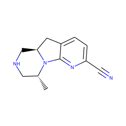 C[C@@H]1CNC[C@H]2Cc3ccc(C#N)nc3N12 ZINC000028571648