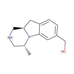 C[C@@H]1CNC[C@H]2Cc3ccc(CO)cc3N12 ZINC000028463764