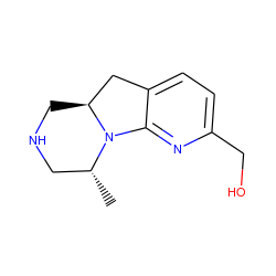 C[C@@H]1CNC[C@H]2Cc3ccc(CO)nc3N12 ZINC000028571970