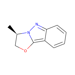 C[C@@H]1COc2c3ccccc3nn21 ZINC000095568636