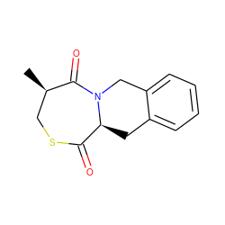 C[C@@H]1CSC(=O)[C@@H]2Cc3ccccc3CN2C1=O ZINC000027877864